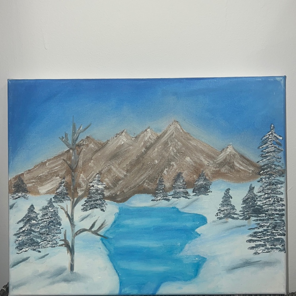 Custom Art Piece. Made from a mixture of acrylic and oil pants.